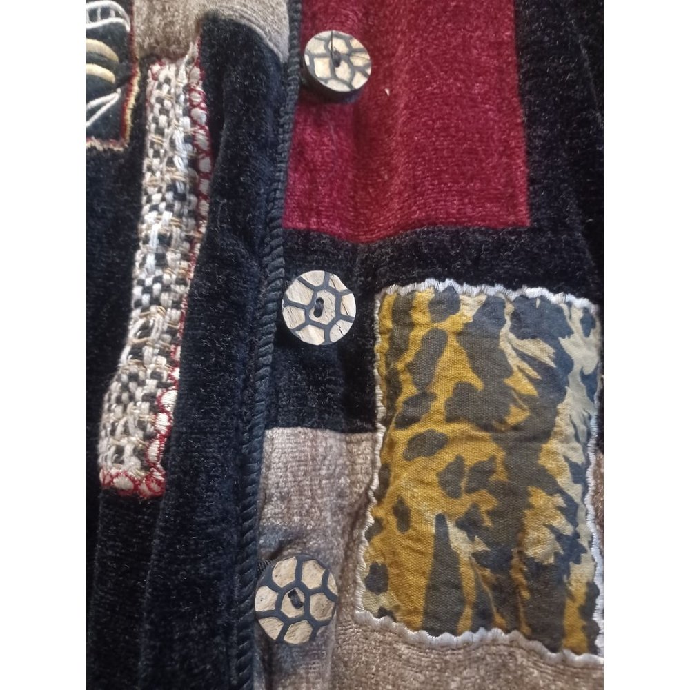 Alex Kim Women's Cardigan Sweater Medium Multi-Color - Picture 3 of 4